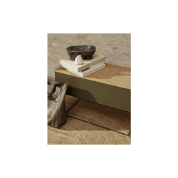 Living 1104263140 - Vassoio per Plant Box Large, colore: Marrone chiaro, impiallacciatura di quercia oliata con rivestimento in poliuretano, 78 x 1,4 en oferta