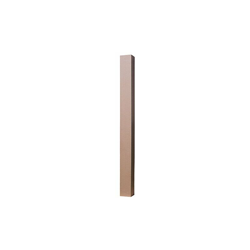 Giardino Gioia MAI Piano Giardino dello Schermo di segretezza WPC palo, 8,3x8,3 x 100 cm, Marrone en oferta