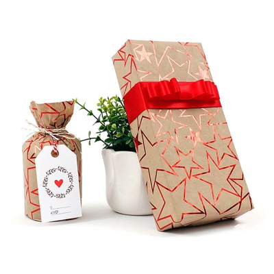 Perle Rareit - Imballaggio regalo, carta da imballaggio regalo di natale, 8 pezzi 50 * 70 cm (oro * 2 + viola * 2 + argento * 2 + rosso * 2) (