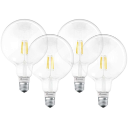 LEDVANCE Lampada LED Smart+, tecnologia Bluetooth, globo filament, E27, dimmerabile, bianco caldo, 2700 K, sostituisce lampadine da 50 W, características