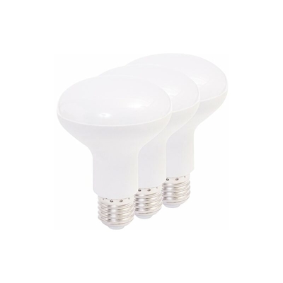 400159Â a + lampadina LED, Set da 3Â con riflettore sostituisce 75Â W, plastica, 13Â W, E27, bianco, 8Â x 8Â x 11Â cm - Mã¼ller-licht