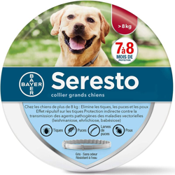 Collana per cani - fuga e anti-taccuina per grandi cani - 8 kg e altro ancora características