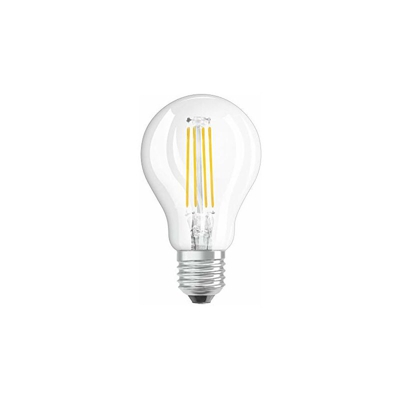OSRAM LED Retrofit CLASSIC P DIM Pacco da 4 x Lampadina LED, Attacco: E27, Bianca Calda, 2700 K, 9 W, Equivalenti a 60 W, Opaco, LED Retrofit RGBW