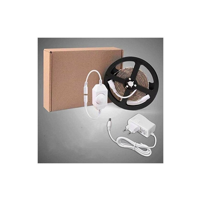 LED lampada da specchio trucco luce di striscia LED 4 meter 5000 K Bianco Naturale con dimmer & 5 V Adattatore per specchio cosmetico, Toletta,