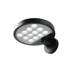 Voltman VOM069216 VOM69216-Applique Solare Modello Iris-Ner-600 Lm-6500 K-IP44 con Rilevatore di movimento, Nero precio