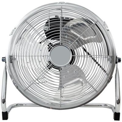 Ventilatore Da Pavimento Industriale, Austro 45 G, 50cm, 100w Max, Cromato, Alte Prestazioni E Velocitá, Lba Home