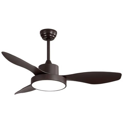Ventilatore Da Soffitto, Brown Wind, 120cm, Marrone, Con Luce, Moderno, Lba Home.
