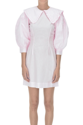 Maxi collar cotton dress características