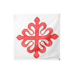 AZ FLAG Bandiera Ordine Militare di CALATRAVA 90x90cm - Bandiera di CALATRAVA 90 x 90 cm Foro per Asta características