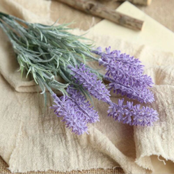 Perle Rareit - Lavanda Plastica Fiore artificiale Flower Family Decorazione di nozze Holding Flower Wall Wall Mural Flower artificiale (viola chiaro) características