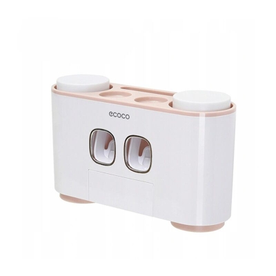 Staffa a muro per bagno Scaffale automatico rosa Dentifricio