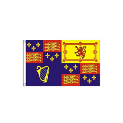 Bandiera STENDARDO Reale del CASATO degli Stuart d'Inghilterra 150x90cm - Bandiera STORICA Britannica 90 x 150 cm - Az Flag características