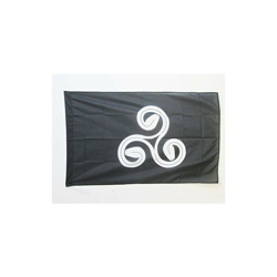 AZ FLAG Bandiera Bretagna TRISKELL TRISERPENT 150x90cm - Bandiera Bretagne 90 x 150 cm Foro per Asta características