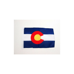 AZ FLAG Bandiera Colorado 45x30cm - BANDIERINA Stato Americano â?? USA - Stati Uniti 30 x 45 cm cordicelle precio