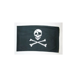 AZ FLAG Bandiera Pirata Teschio 250x150cm - Gran Bandiera dei Pirati 150 x 250 cm - Bandiere características
