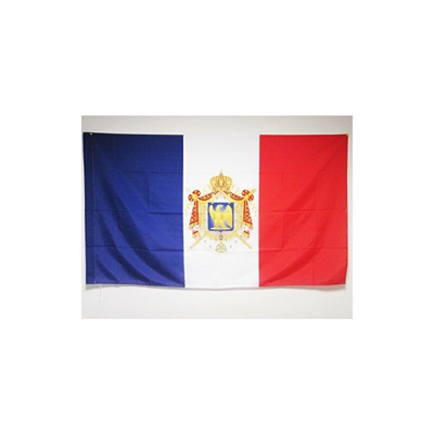 AZ FLAG Bandiera NAPOLEONE III Secondo Impero Francese 150x90cm - Bandiera Blasone Francia 90 x 150 cm Foro per Asta