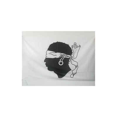 AZ FLAG Bandiera Corsica Antica Antes 1755 150x90cm - Bandiera Corse in Francia 90 x 150 cm Foro per Asta