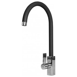 Miscelatore Monocomando con canna girevole Rain 21x40 cm Keratek Plus Black Nero Assoluto 86 precio