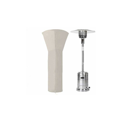 Teblacker - Telo di copertura per riscaldamento patio, impermeabile, ad alte prestazioni, 226 x 85 x 48 cm, colore: Beige precio