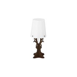 HUNTSHAM - Lampada da tavolo in legno, 40 W, colore: marrone scuro - Eglo en oferta