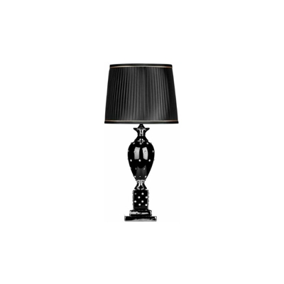PREM-2501557 Lampada da Tavolo, Ceramica, Nero - Premier