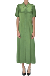 Satin shirt dress características