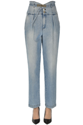 Paper bag jeans en oferta