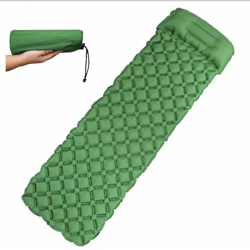 Materasso da campeggio, tappetini addormentati con cuscino da campeggio Ultralight Air Letto per il campeggio, viaggi, escursioni (verde) características