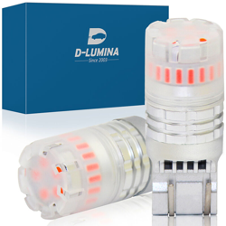 LEDLUX LSD9409 Lampada Led T20 7443 7440 Canbus Rosso 12V No Polarita IP67 Illuminazione 360 Gradi en oferta