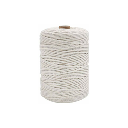 Corda in cotone macramè da 3 mm, resistente per alimenti in cotone per legare carne, forno, fai da te, regali en oferta