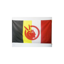 AZ FLAG Bandiera Movimento dei NATIVI Americani 150x90cm - Bandiera American Indian Movement - Indiano 90 x 150 cm Foro per Asta precio