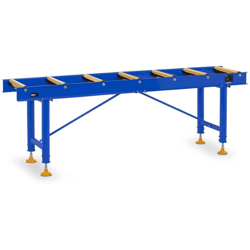 Rulliera Folle Per Segatrice Rullo Trasportatore Oggetti Pesanti 7 Rulli 400 Kg en oferta
