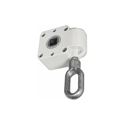 ® | Ingranaggio a lumaca per tende da sole | Sottopentola 7:1 | RAL 7035 (grigio chiaro) | 13 mm quadro interno | Ingranaggio tenda - Diwaro.