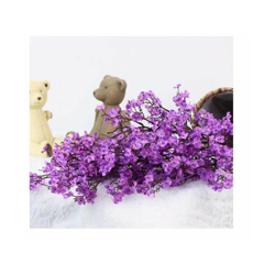 Faux Faux Flower Flower Flower Fashion Fashion Fashion Stile europeo Simple Small Bride Gypsophile Holding Gypsophila (3 viola) características