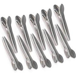 Clip di chiusura in acciaio inox da 10 pezzi, clip chiusura clip clip per cibo, caffè, pane e sacchetti snack características