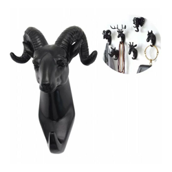 Portaintrollo e portasciugamani Rack Gancio a parete con portachiavi per cappotto PORTARIER BLACK POWER ( precio