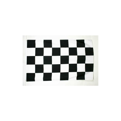 AZ FLAG Bandiera A Scacchi Bianchi E Neri 180x120cm - Gran Bandiera Gara AUTOMOBILISTIA 120 x 180 cm