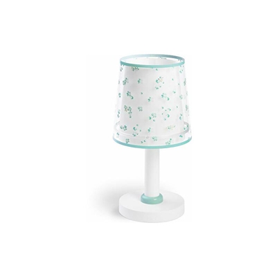 Dream Flowers - Lampada per bambini, comodino con fiori, 40 W, colore: verde - Dalber