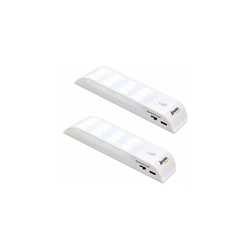 Luce notturna con luci a LED per armadio, con sensore di movimento, lampada notturna ricaricabile con 3 modalitÃ di luce calda per armadio, en oferta