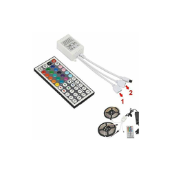 LED Strip IR Controller, bianco, 44 key 2-in-1 DC 12-24V LED Controller - Uhomely características