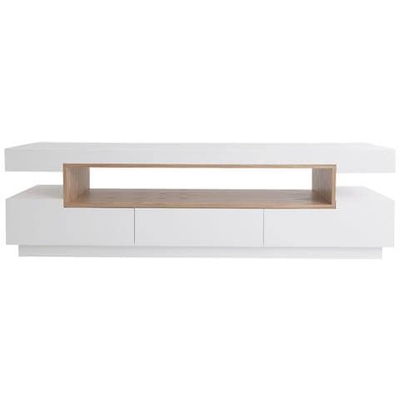Mobile Tv Design Bianco E Legno Livo
