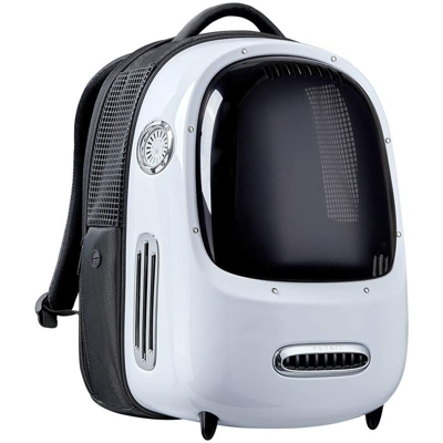 Zaino da viaggio con zaino per animali domestici per gatto Integrated Fan Lighting Zaino per cucciolo Zaino Zaino ventilato Pet Zaino Confortevole