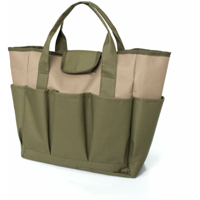 Organizzatore dello strumento del giardino del toolkit della borsa del giardinaggio dell'oxford. (Army Green + Khaki)