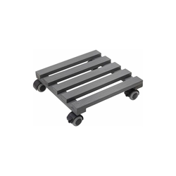 Metafranc 825300 825300-Carrello per Piante, Portata 60 kg, Piastra in Pino, Grigio (scanalato), 300 x 300 mm precio