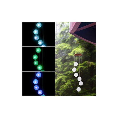 OSALADI - Scacciaspiriti a energia solare, per esterni, con luce a vento, per giardino, terrazza, sentieri