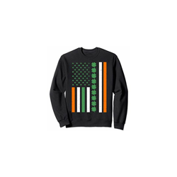 Irish American Flag Irlanda Flag ST PATRICKS DAY Regali Felpa precio