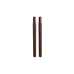 Accessori di fissaggio Premium Pack 2 piedi da infilare tubo 25 mm ferro anticato 2x2x45 cm - Louis Moulin en oferta