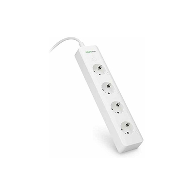 VP2 - Multipresa Smart Wi-Fi con 4 Prese Indipendenti fino a 2300W, Accessorio di Ricarica Compatibile con Google, Alexa e Apple Homekit, Doppia