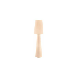 CARPARA - Lampada a stelo in tessuto, altezza 143 cm, 60 W, colore: Albicocca - Eglo en oferta