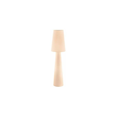CARPARA - Lampada a stelo in tessuto, altezza 143 cm, 60 W, colore: Albicocca - Eglo